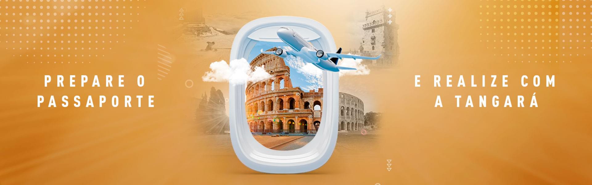 Prepare o passaporte